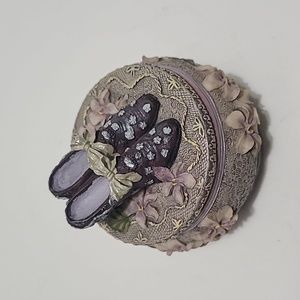Shoe Trinket Purple Jewelry Holder‎